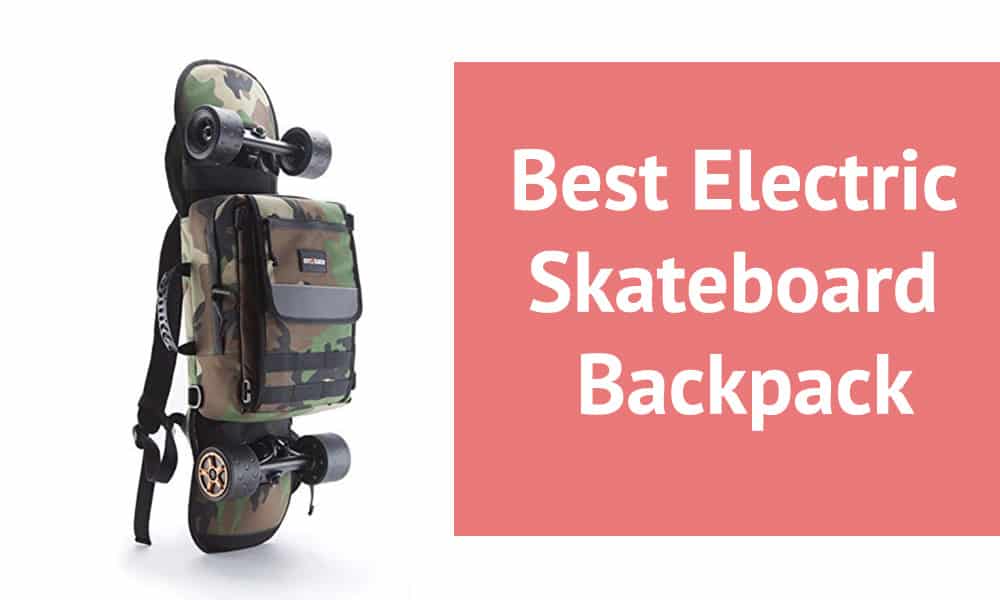inktells 2021 Electric Skateboard Backpacks Bag with Two Adjustable Shoulder Straps,Foldable Skateboard Backpacks for Men and Boys,Universal Street Trend Skate Carry Bags for Travel
